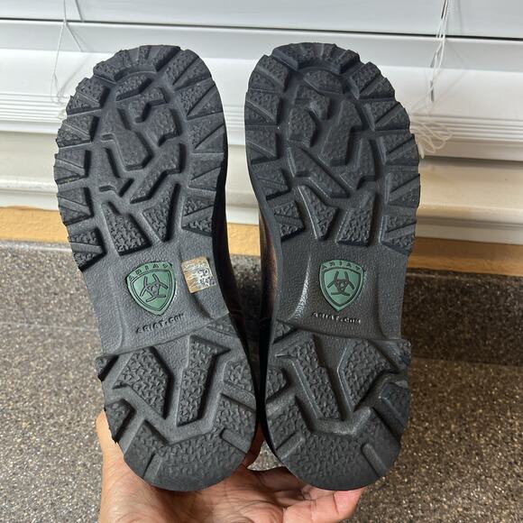 Ariat Boots Fatbaby Heritage Women Sz 7B Brown/Tan Cowgirl Western Bootie Cowboy - Picture 9 of 12